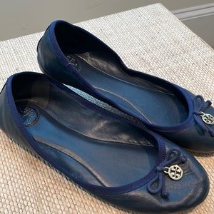 Tory Burch Navy Ballet flats